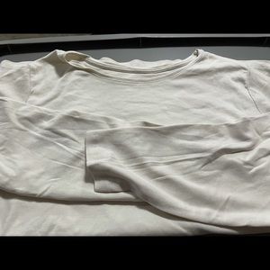 Cream 2X Christopher & Banks Long Sleeve Tee NWoT